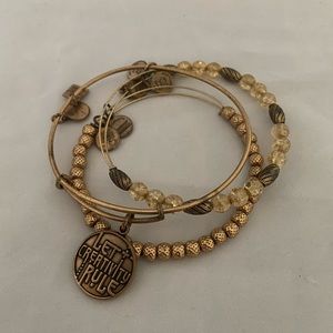 Alex and Ani Bracelet Set- Let Creativity Rule